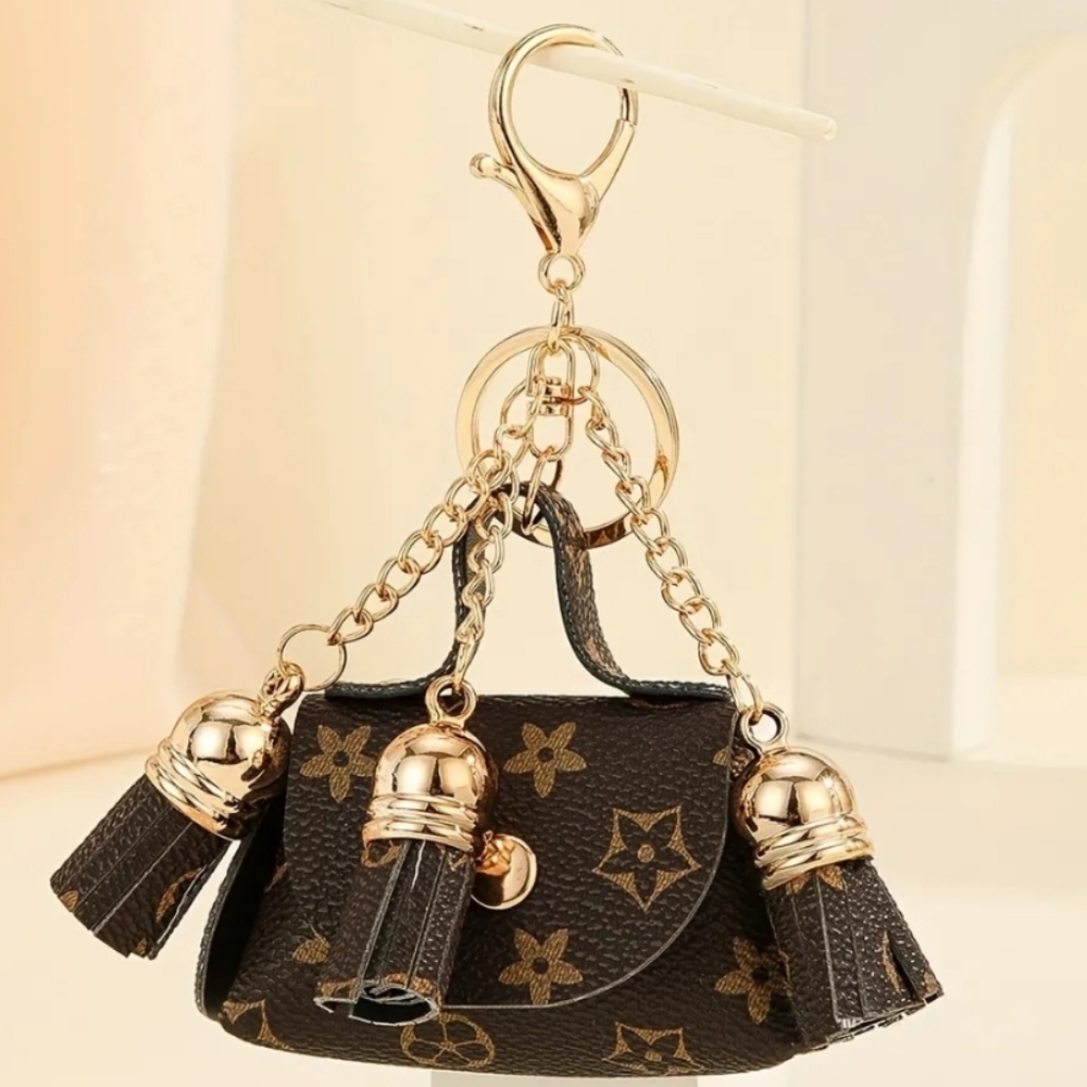 NEW! Fashion Bag Charm Keychain Designer Inspired